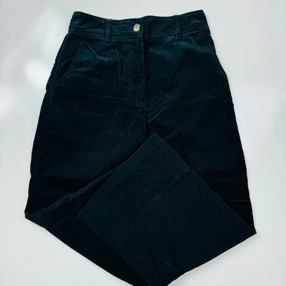 Forever 21 Black Corduroy‎ Wide Leg Pants Size Small - Picture 4 of 13